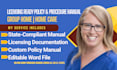 write state compliant policy and procedure manual for group homecare licensing