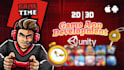do 2d, 3d game mobile development on unity game engine