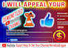 make successful appeal video for reused content and recover youtube monetization