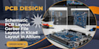 design expert printed circuit board pcb, ready for manufacturing