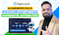 build ai voice, SMS, booking automation using gohighlevel