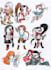 illustrate beauty people and fantasy