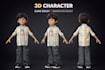 create game ready and animation ready 3d characters