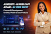 develop ai website, ai mobile app, ai saas platform, software and ai voice agent