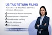 prepare and file your US tax return accurately