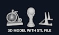do custom 3d object modeling  stl for 3d printing cad and product design