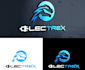 do modern specially scientific, physics, electric logo