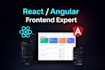 build a modern responsive frontend using react or angular