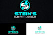 do modern fast board, power, battery, electrical logo