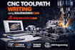 do cnc programming and extract g code, toolpath
