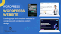 design a modern wordpress landing page in 48 hours