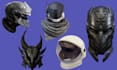 do 3d mask 3d cosplay helmet 3d armor 3d cosplay creation scary mask anime props