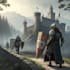 draw concept art of knights, medieval, fanatsy character