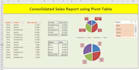 do excel pivot table, pivot charts, data processing  and dashboards
