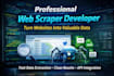 scrape websites and deliver clean json, CSV or API feeds
