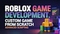 do roblox full game development, roblox game from concept, scripting to full