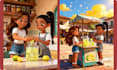create a kids story book illustrations