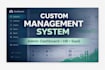 build a custom management system or admin dashboard for your business
