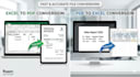 convert pdf to excel and excel to pdf with accuracy