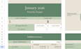 design customized budgeting spreadsheet, with automation