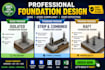 design reinforced concrete foundations with structural calculations and drawings