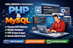 develop a full website in php with mysql