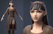 do stylized 3d character design, 3d model for game or 3d animation in blender