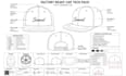 create cap tech pack hat snapback trucker cap tech pack for manufacturing