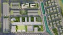 develop 2d into 3d urbanize space, master plan aerial view visualize, map visual
