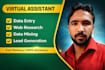 do accurate data entry, copy paste and web research in excel