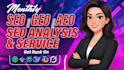 monthly management website audit local SEO aeo GEO