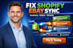 fix shopify ebay sync, inventory, orders, variants, cedcommerce or litcommerce