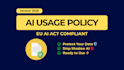 provide your eu ai act usage policy for employees