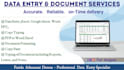 handle typing and data entry tasks
