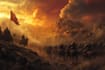draw a natural landscape and background illustration