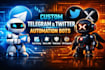 develop python bot, telegram bot, twitter bot, facebook bot, automation bot