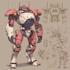 create an mecha robot character sheet design