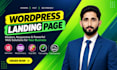 design wordpress elementor landing page, squeeze page, sales page, or sales funn