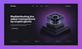 develop 3d crypto animated website 3d game website, crypto nft website threejs
