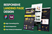 design figma landing page, website UI UX design and figma website