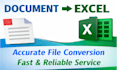 convert PDF to excel with accuracy