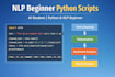 do nlp beginner projects and python coding tasks