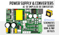 design custom smps power supply and converters sch and pcb