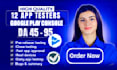 provide closed 12 app 12 app tester 12 testers play console testing 12 testers