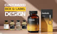 do product label design, vial label design and peptide vial