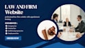create a professional law firm website with appointment booking