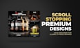design instagram posts and ad creatives