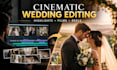edit cinematic wedding video editing wedding  highlights and wedding films