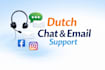 respond to customer chats and emails professionally dutch