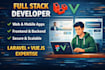 build a responsive website with laravel vuejs